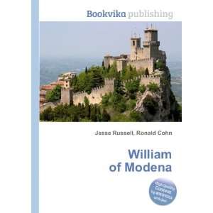  William of Modena Ronald Cohn Jesse Russell Books