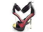 Womens Shoes ANNE MICHELLE   SOCIALITE 01   BLACK SNAKE PRINT ANKLE 
