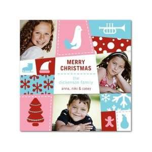 Holiday Cards   Festive Patchwork By Elum Health 