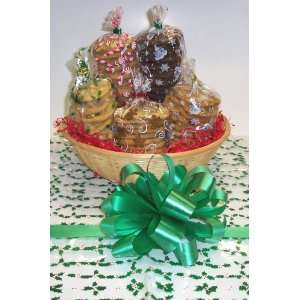 Cakes Small Chocolate Lovers Cookie Basket with no Handle Holly 
