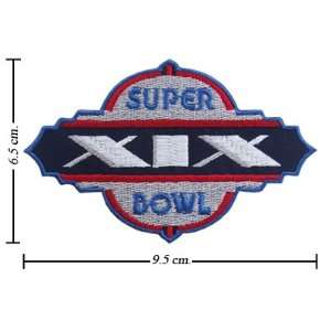  3pcs Super Bowl XIX 19 Logo 1984 Embroidered Iron on 