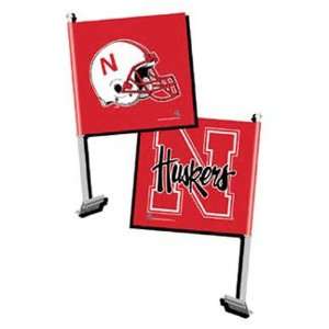  Nebraska Corn Huskers NCAA Car Flag (11.75x14.5) Sports 