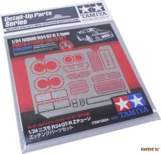 Tamiya 12604 NISMO R34 Photo Etched Parts   1/24  