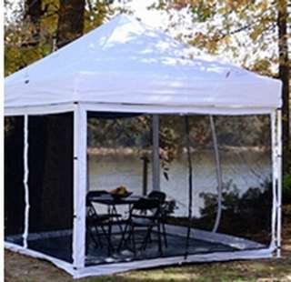 New King Canopy 10 x 15 Screen House Tent Room Mesh Walls and Tub 