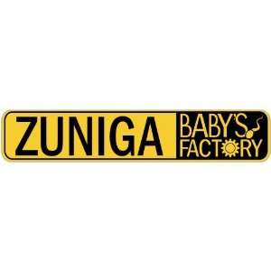   ZUNIGA BABY FACTORY  STREET SIGN