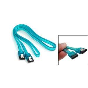  Gino Blue 7Pin SATA Female to Female Extension Data Cable 