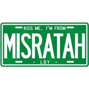  NEW  KISS ME , I AM FROM MISRATAH  LIBYA LICENSE PLATE 