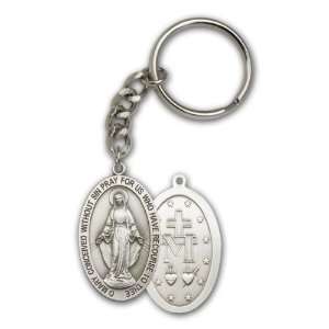  Silver Miraculous Keychain   Engravable