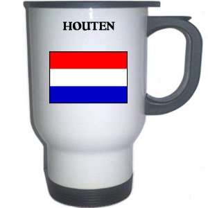  Netherlands (Holland)   HOUTEN White Stainless Steel Mug 