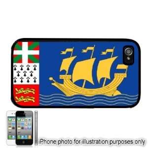  Saint Pierre Miquelon Flag Apple iPhone 4 4S Case Cover 