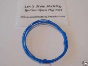 Ignition Spark Plug Wire in Blue 1/24 & 1/25 Models 3FT  