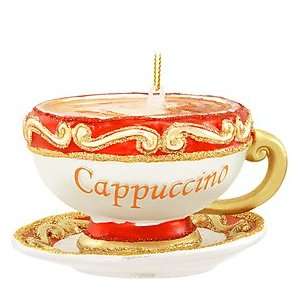  Cappuccino Cup and Saucer Ornament