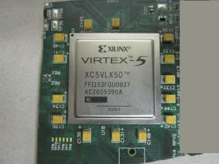 XILINX VIRTEX 5 XC5VLX50 FPGA ON BOARD IC CHIP.  