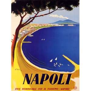  NAPOLI BAY SAILBOAT BEACH TRAVEL TOURISM EUROPE ITALY 