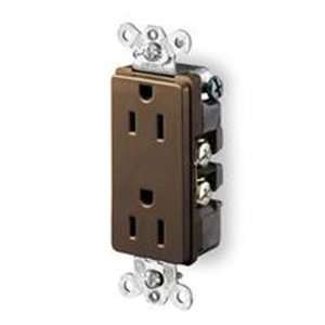  Hubbell 15a 125v Gray Duplex Styleline Receptacle