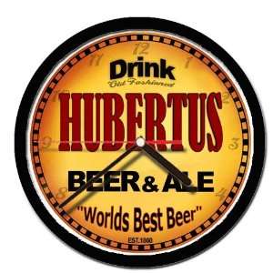  HUBERTUS beer and ale cerveza wall clock 