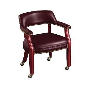 Guest Chair in Vinyl w/Casters