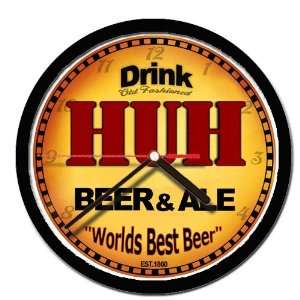  HUH beer and ale cerveza wall clock 
