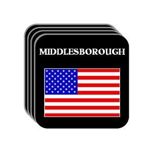  US Flag   Middlesborough, Kentucky (KY) Set of 4 Mini 