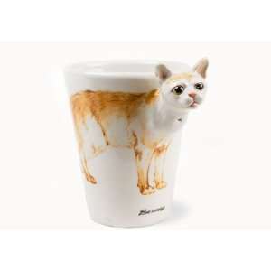  Burmese Cat Handmade Coffee Mug (10cm x 8cm)