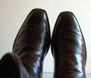 Mens Cowboy Boots  Lucchese   Black Cherry Seville   12 D  