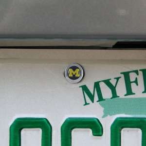  NCAA Michigan Wolverines License Plate Snap Caps Sports 