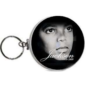 Michael Jackson Button Keychain 2.25 Collectible # 03   King of Pop 