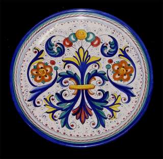   14 35cm platter it is completely made and painted by hand by mastro