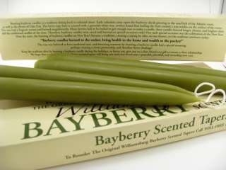 100% Cotton wicking, pure bayberry fragrance, solid bayberry green