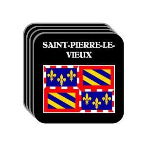 Bourgogne (Burgundy)   SAINT PIERRE LE VIEUX Set of 4 Mini Mousepad 
