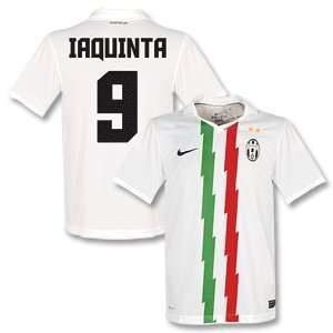   10 11 Juventus Away Jersey + Iaquinta 9 (Fan Style)