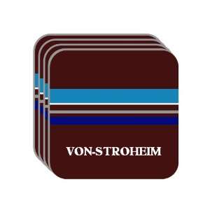 Personal Name Gift   VON STROHEIM Set of 4 Mini Mousepad 