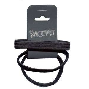  Smoothies Flat Black Metal Free Pony Tail Holders Beauty