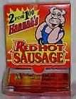 Hannahs 2/$1 Hot Sausage .7oz ea, 50ct box,indiv wrap