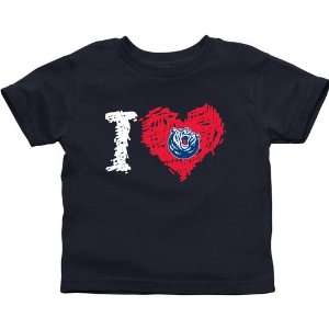  Belmont Bruins Toddler iHeart T Shirt   Navy Blue Sports 