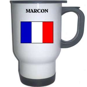  France   MARCON White Stainless Steel Mug Everything 