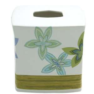  African Floral Tissue Box (6Lx6Wx6H)