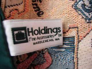 New Holdings Marblehead Tapestry Womens Golf Tote Tennis Purse Handbag 