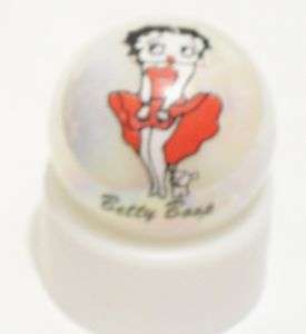 Betty Boop Holding Down Dress Picture Marble  