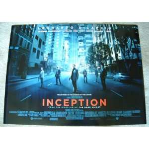  Inception   Leonardo DiCaprio   Movie Poster Print 