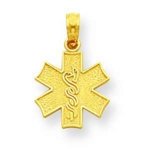  14k Medical Alert Symbol Pendant Shop4Silver Jewelry