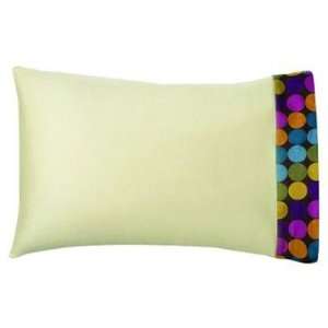  Bacati BIDSMPC Dots and Stripes Spice Standard Pillowcase 