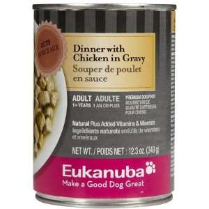 Eukanuba Cuts Dinner with Chicken in Gravy   12 x 12.3 oz (Quantity of 