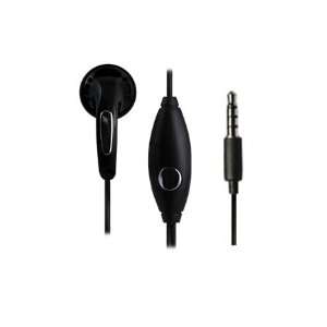  Universal In Ear Headphone with Microphone   Black/Silver 
