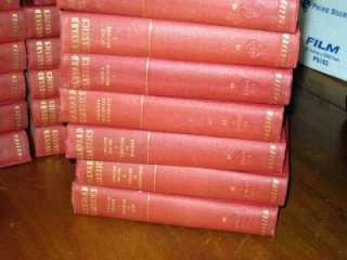 HARVARD CLASSICS 51 Volumes Set   Beautiful Red Binding including 