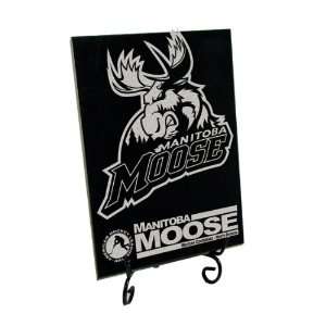  Manitoba Moose Logo Solid Marble Plaque