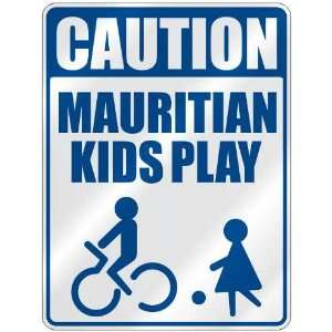   CAUTION MAURITIAN KIDS PLAY  PARKING SIGN MAURITIUS 