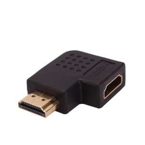  HDMI Male to HDMI Female Left Angle Adapter Electronics
