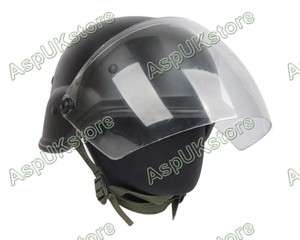 Airsoft M88 PASGT Kelver Swat Helmet w/ Clear Visor BKA  