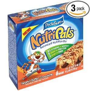 Pediasure Nutripals Peanut Butter Bar, 1.4 Ounce Package (Pack of 3 